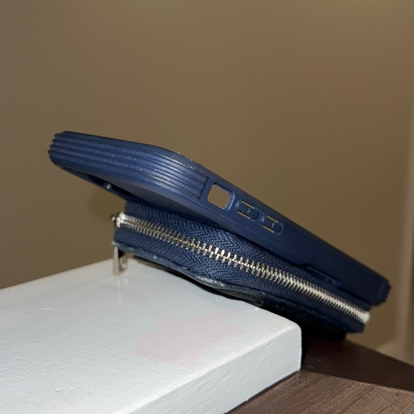 iPhone 11 Pro Max XS XR SE2020 Zipper Leather Wallet Case Card Holder Cover Used - Picture 5 of 15